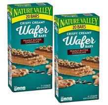 2 Packs Nature Valley Peanut Butter Chocolate Wafer Crispy Creamy Bars 2... - $35.99