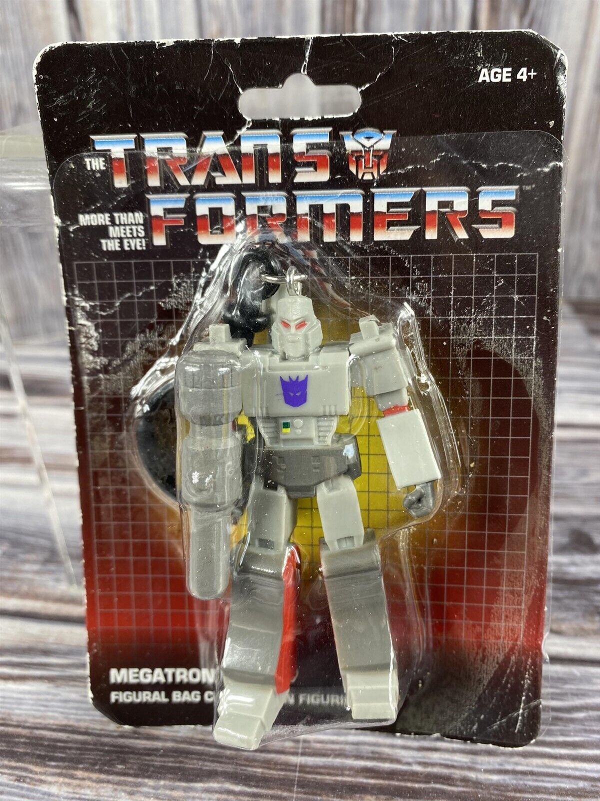 Hasbro Transformers Megatron Backpack Clip Keychain - New on Card - $4.99
