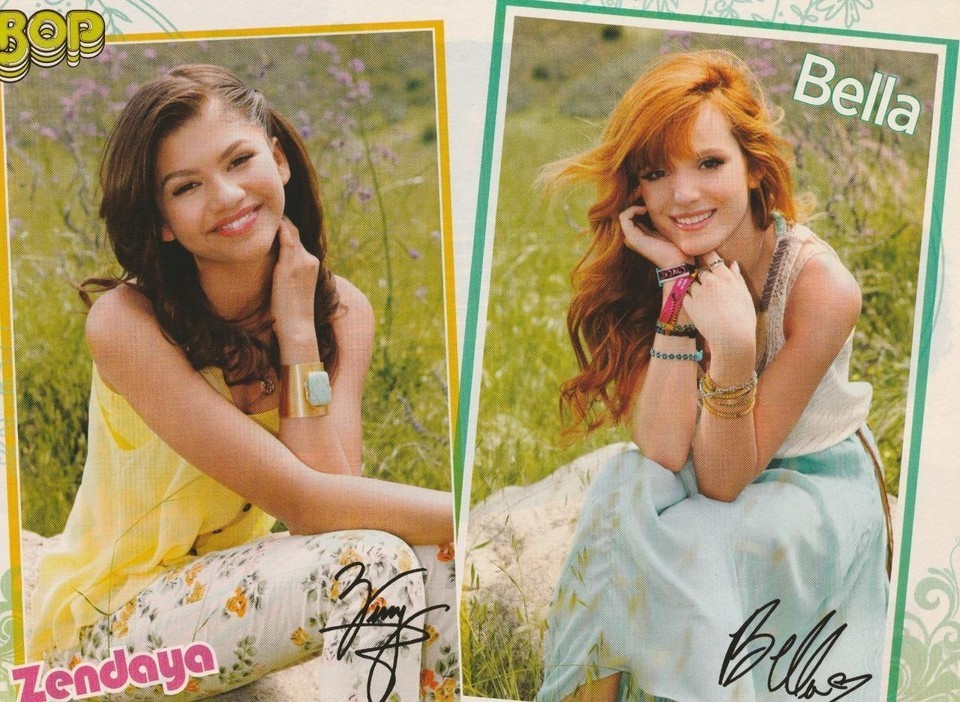 Zendaya Bella Thorne teen magazine pinup clipping Bop grass One Directio... - $1.50