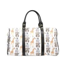 Giraffe Penguin Elephant Style White Travel Bag - £55.93 GBP+