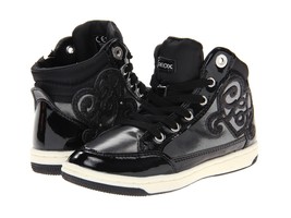 Geox Kids Creamy Leather Sneakers Shoes Size 10.5 kids US (EU28 UK10 18.... - $40.19