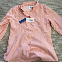 Nepallo womens S trophy quick dry long sleeve shirt peach pink - $39.60