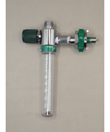 AMVEX - MEDICAL OXYGEN FLOWMETER TUBE STYLE MEDICAL AIR VALVE-Green - £31.49 GBP