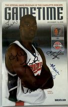 Lady Cats Signed Autographed Charlotte Bobcats Basketball Program - $20.00
