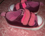 CONVERSE ALL STAR ~ Toddler Kids Metallic Pink Purple Shoes Low Top Girl... - $14.97