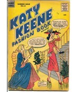 Katy Keene Fashion Book #13 1956-Bill Woggon-fashions-pin-ups-paper dolls-VG - $63.05