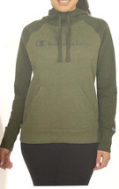 Champion Women&#39;s Sweatshirt Hoodie Fleece Size: L, Color: Army - $36.99