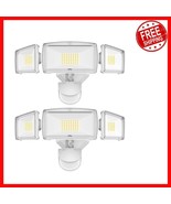 38W Motion Sensor LED Flood Lights -  Waterproof, 4200LM Adjustable Outd... - $1,596.75 MXN