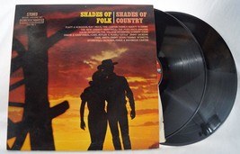 Vintage Sfumature Di Folk Country Double Album Vinile LP Tthc - £30.12 GBP