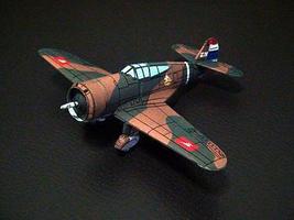 Paper craft - 75N Fighter **FREE SHIPPING** - $2.90