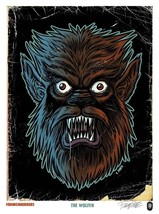 Frankenhorrors Wolfen 8.5x11 signed print by Frank Forte Werewolf Wolfman Horror - $14.01