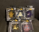 Pokémon Select Translucent Lot Of 5 Figures Jigglypuff, Eevee, Pikachu, ... - $84.15