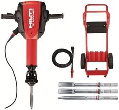 Hilti TE 3000-AVR drilling demolition Breaker Kit with Trolley and Cord - £2,805.78 GBP