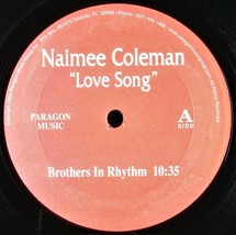 NAIMEE COLEMAN &quot;LOVE SONG&quot; 2001 VINYL 12&quot; SINGLE 3 MIXES BREAKBEAT ~RARE... - £14.34 GBP