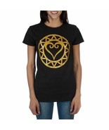 Kingdom Hearts III Metallic Gold Logo T-Shirt - Officially Licensed New! - £17.21 GBP