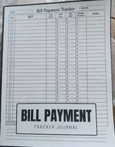 Bill Tracker Notebook: Monthly Bill Payment Tracker Book To Track your P... - £11.66 GBP