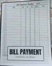 Bill Tracker Notebook: Monthly Bill Payment Tracker Book To Track your P... - $14.84