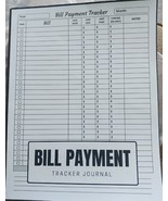 Bill Tracker Notebook: Monthly Bill Payment Tracker Book To Track your P... - $14.84