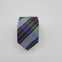 Men&#39;s Necktie - Green Blue Striped Penguin by Munsingwear Size 60 By 2.5 Inch - £11.01 GBP