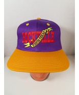 VTG Fiesta Texas San Antonio Rockville High NOS Hat Cap Purple Yellow Sn... - £22.19 GBP