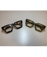 Lot of 2 VISOONE  River Blue Block Glasses Tortoise Shell/Olive Green - $15.00