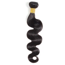 Brand New Human Hair Body Wave Style Size 20&quot; Natural Color Black A3 - £31.23 GBP