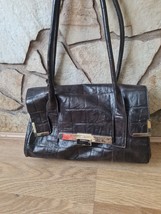 Florelli Dark Brown Shoulder  Handbag For Women Size Medium Express Ship... - $22.50