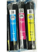 3 pack Cyan Yellow Magenta Color Genuine Epson 702 Combo Printer Ink car... - £36.03 GBP