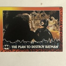 Batman Returns Vintage Trading Card #47 Plan To Destroy Batman - £1.52 GBP