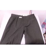 POLO RALPH LAUREN MEN&#39;S PLEATED FRONT DARK GRAY COTTON/WOOL DRESS PANTS ... - $23.83 CAD