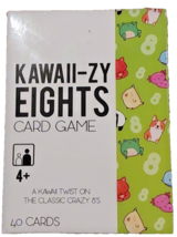 KAWAII-ZY EIGHTS Card Game Twist on Classic Crazy - $7.91