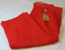 Jeanstar Premium Denim Jovi Capri 14 womens ladies pants cropped jeans red NWT - £20.56 GBP