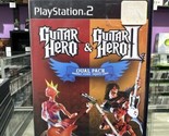 Guitar Hero 1 And 2 Dual Pack - Sony PlayStation 2 PS2 Complete Tested! - $18.50