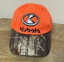 Kubota Hat Cap Camo Blaze Orange Outdoor Hunting Fleece Lined Ear Covers... - $20.31 CAD