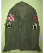 Reworked Vintage WW2 US Army M1943 Field Jacket M43 Patriotic Airborne S... - $2,295.97 MXN