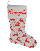 Coranyelis Custom Christmas Stocking Personalized Burlap Christmas Decor... - $17.99