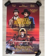 1988 Original “ The Last Days of Frank &amp; Jesse James” Movie Poster 39” x... - $12.87