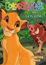 Disney The Lion King - Forever Pals - Colortivity - Coloring &amp; Activity Book - £5.47 GBP