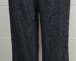 J Crew Womens Perfect Pant Black Lace Pants F8766 Sz 8 - $34.65