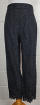 J Crew Womens Perfect Pant Black Lace Pants F8766 Sz 8 - £27.24 GBP