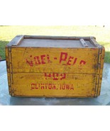 PRE PROHIBITION WOOD CRATE OLD STYLE LAGER BEER DR PEPPER VOELPEL IOWA B... - £730.29 GBP