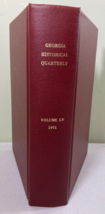 Georgia Historical Quarterly -bound Vol LV 1971  civil war, confederacy,... - £33.01 GBP