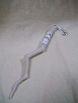 White Mystic Wand Crooked Twig Good Witch Wizard Light Magic Medieval So... - €10,18 EUR