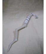 White Mystic Wand Crooked Twig Good Witch Wizard Light Magic Medieval So... - $215.92 MXN