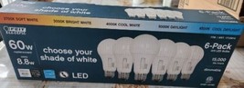 60 Watt Feit Led Light Bulbs With Temperature Switch - 6 Pack - £9.31 GBP