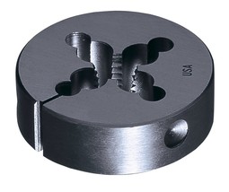 Round Adjustable Die, Carbon Steel, Uncoated (Bright) Coating, Right, 20... - £35.35 GBP