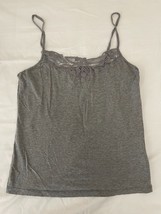 SUNDAY Women&#39;s Gray Tank Top Size L - e285 - $87.53 MXN