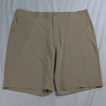 NEW Ben Hogan 46 x 10&quot; Khaki Performance Flat Front Golf Mens Tech Chino... - $16.99