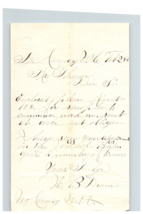 1885 Handwritten Letter WB Proun North Conway NH New Hampshire Stamp Con... - £29.20 GBP