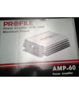 60 Watt 2 Channel Car Stereo Power Amplifier-White-Brand New-SHIPS N 24 ... - $39.48